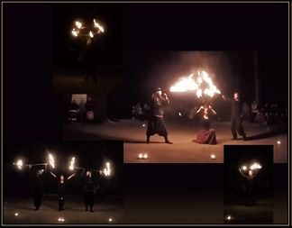 Fire Show performed by Stockholm Flow